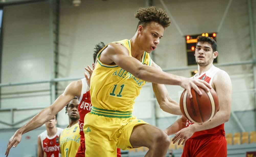 STAR: Dyson Daniels showed his endless talent during the World Cup. Picture: FIBA