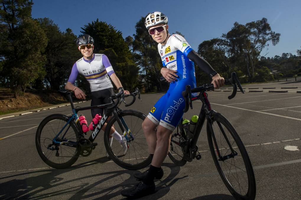 MOUNTAINEERS: Dylan McKenna and Jasper Albrecht are eager for their next Everesting climb after the success of conquering Mt Tarrengower
