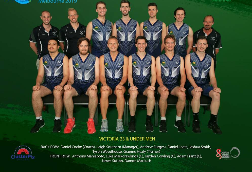 Victorian Men's Under-23 2019 Championship squad.