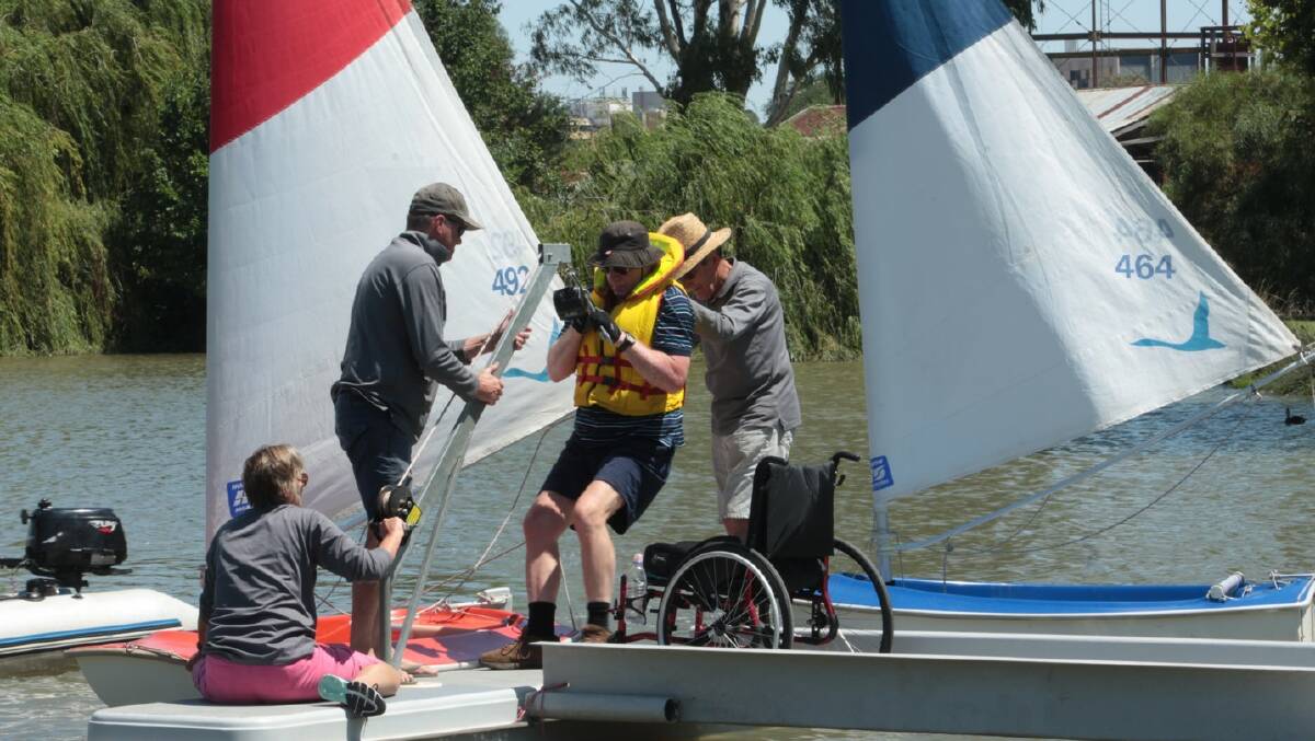 ACCESS FOR ALL: The proposed design would accommodate the use of a winch to enable access for people with disabilities to an array of water sports on Lake Weeroona.

