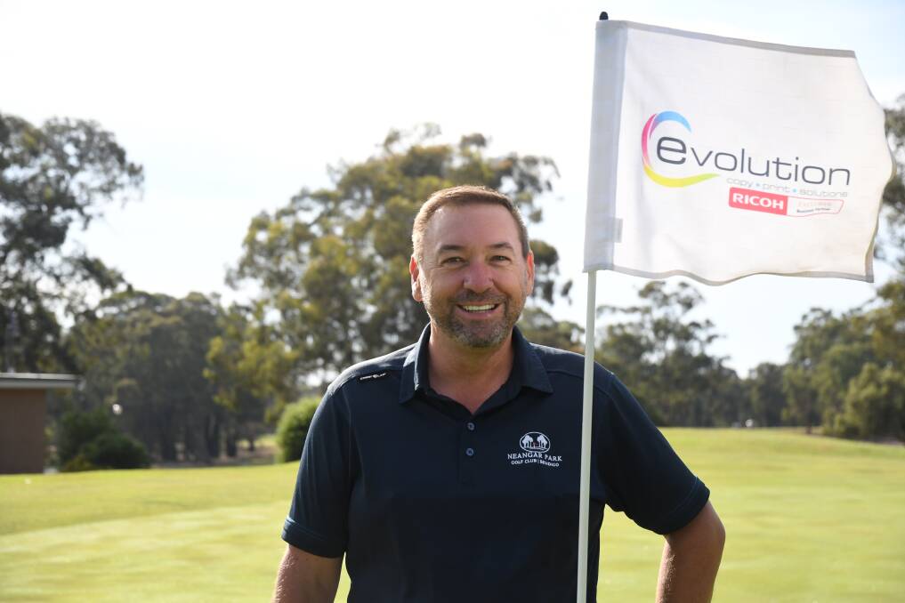 READY: Neangar Park GC president Phil DeAraugo and the team at the club have been hard at work preparing for Friday's pro-am. Picture: ANTHONY PINDA
