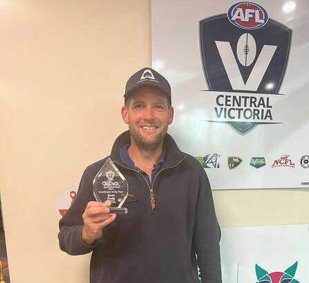 TOP EFFORT: Jason Cordy has helped boost participation numbers within Castlemaine's Auskick program.