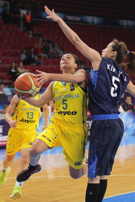 Leilani Mitchell. Picture: FIBA