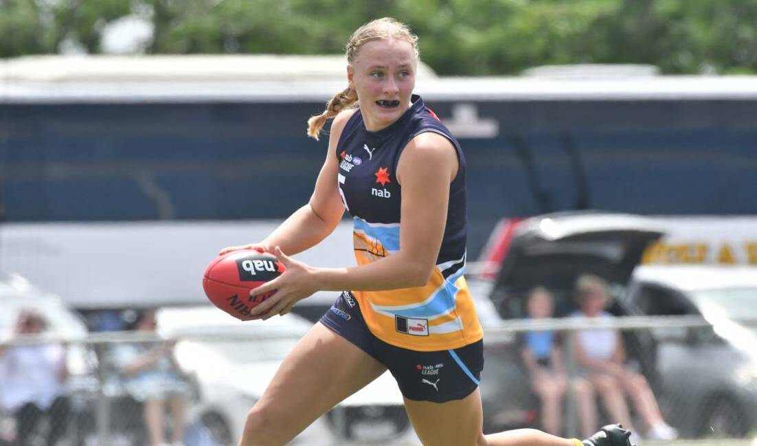 Lucia Painter kicked two goals during the Bendigo Pioneers' 32-point loss to the Dandenong Stingrays on Sunday, (File photo). Picture: NONI HYETT