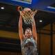 DUNK SHOT: Ethan Bolton makes a slam dunk during Vic Blue's round one victory over ACT. Picture: DARREN HOWE
