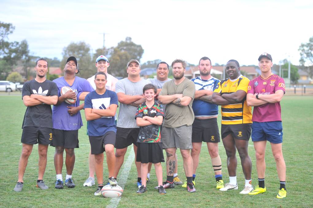 THE FIGHTING MINERS: The team is ready to put up a fight on their home turf at the Goldfields Rugby 7s. The Miners will take on Melbourne Uni in their first game. Picture: ANTHONY PINDA
