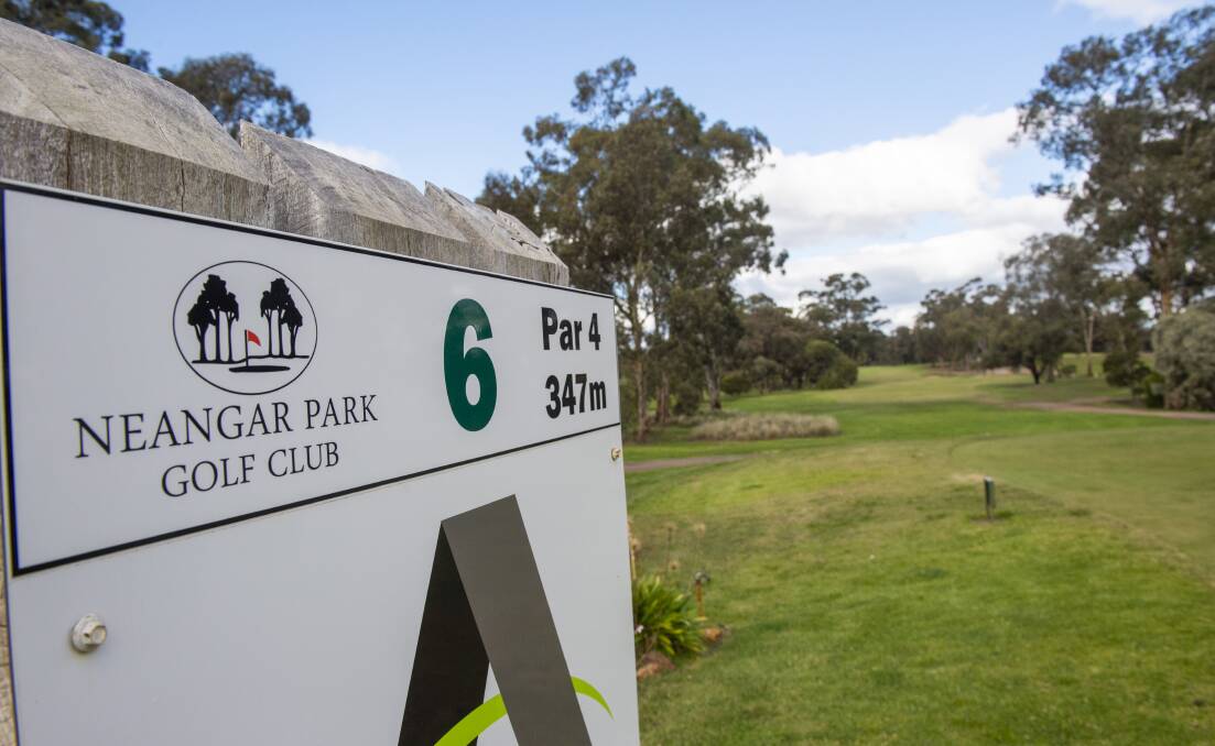 READY: Neangar Park GC's 18-hole course in Eaglehawk is ready for the flurry of players expected to tee up on Wednesday. Picture: DARREN HOWE