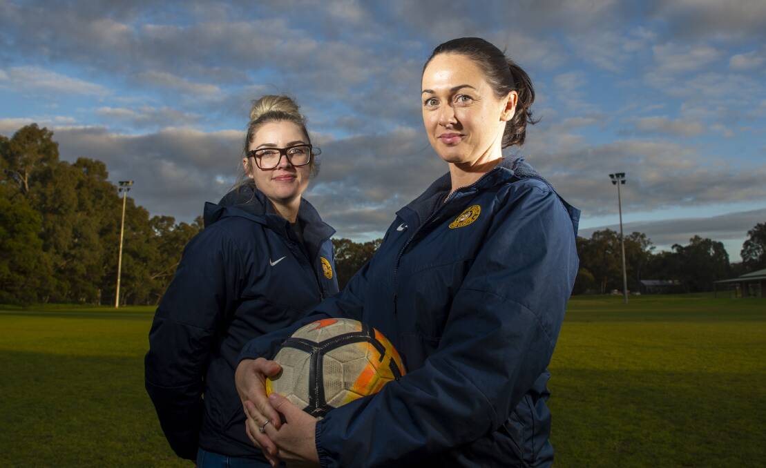 CUP SECURED: BASL's Rebecca Fahey and Lauren Stevens were bid ambassadors during the process of securing the 2023 Women's World Cup. Picture: DARREN HOWE