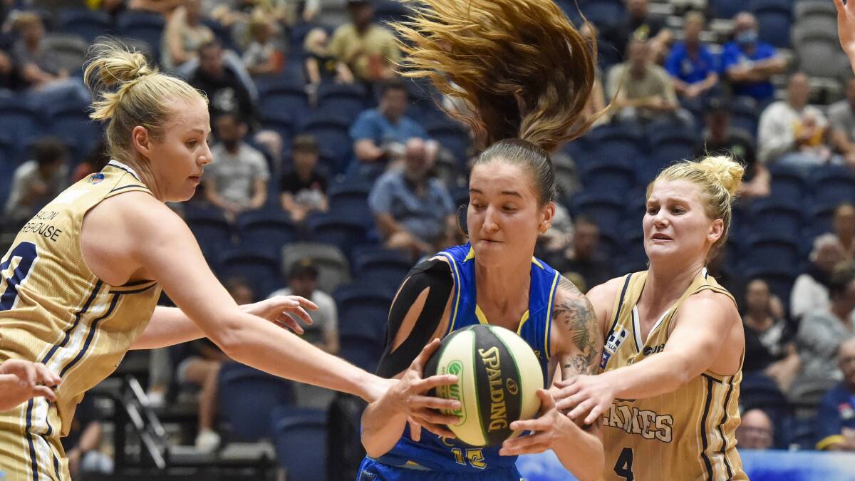 TOP ACCOLADE: Anneli Maley was named as the Bendigo Spirit's 2021-22 season MVP at an awards ceremony on Thursday night. Picture: DARREN HOWE