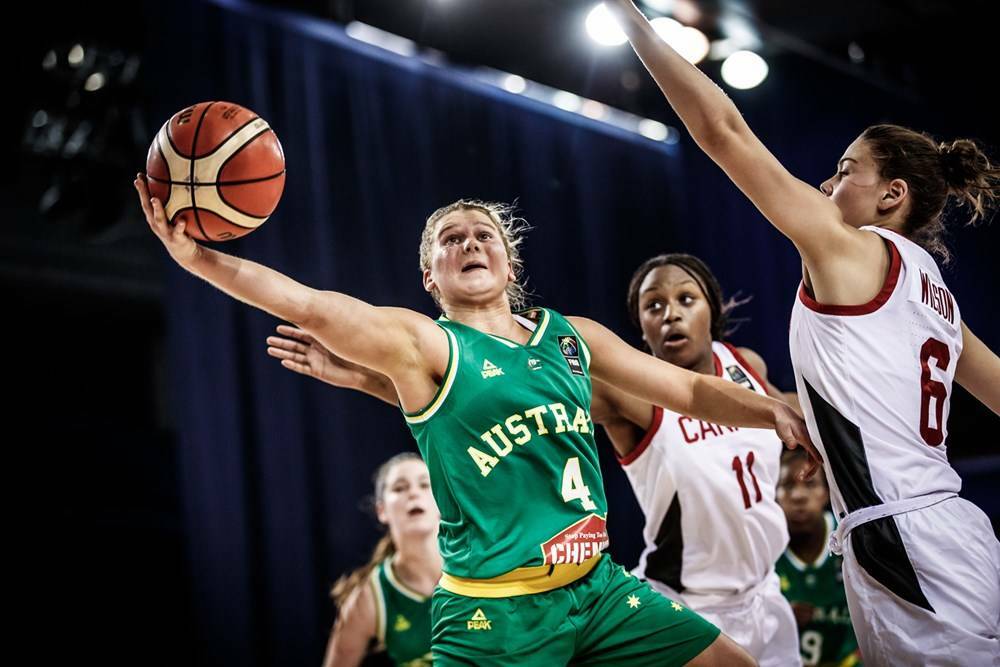 SPIRIT SIGNING: Shyla Heal, 17, joins the Bendigo Spirit after years of experience representing Australia as a junior. Picture: FIBA BASKETBALL