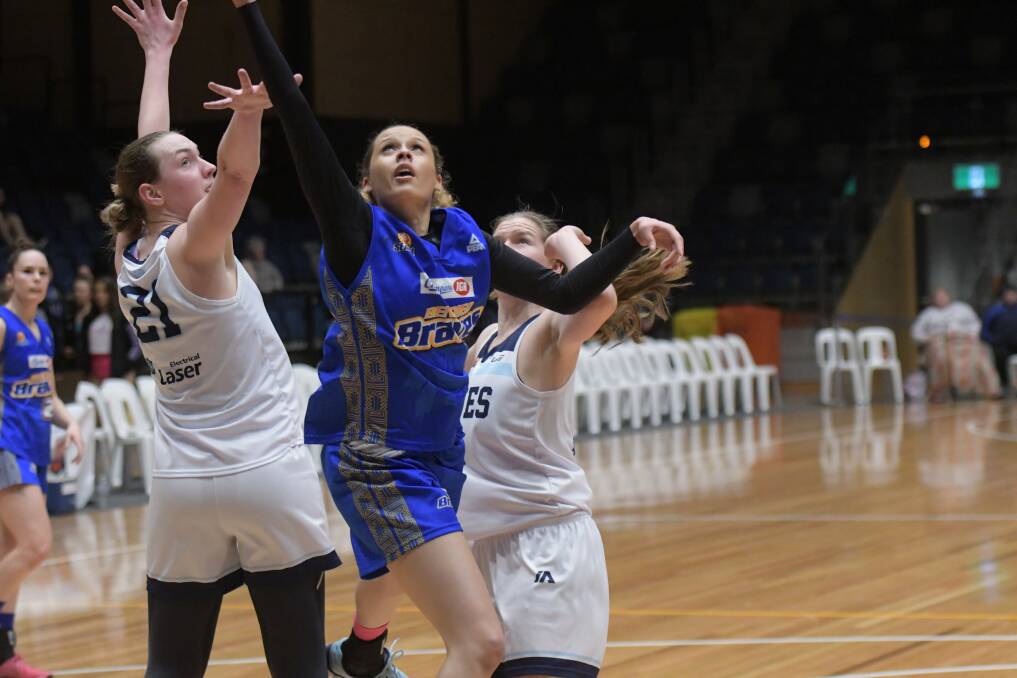 IN YOUR FACE: Bendigo Braves women's player Bianca Dufelmeier said she was known as "the spark", with her role to make the opposition as uncomfortable as possible.