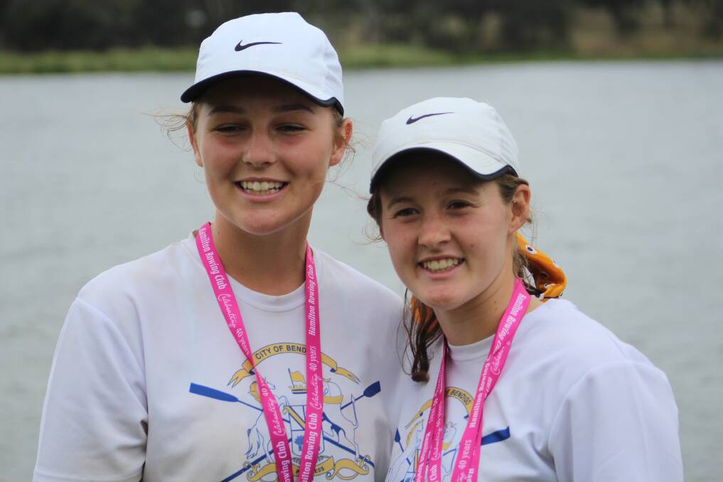 DYNAMIC DUO: Livia Rosaia and Indiana Crone dominated the water at Lake Hamilton with multiple wins. Picture: SUPPLIED