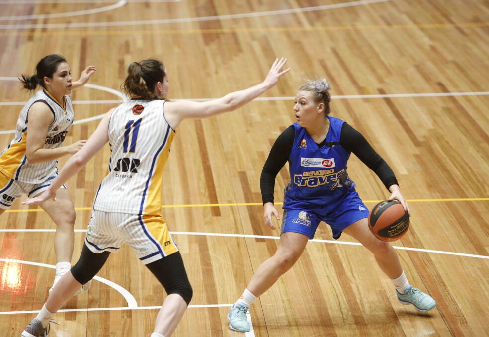 BRAVE TO COBRA: Kara Tessari impressed during her 2018 SEABL debut, leading the league in three-pointers made. Picture: GLENN DANIELS