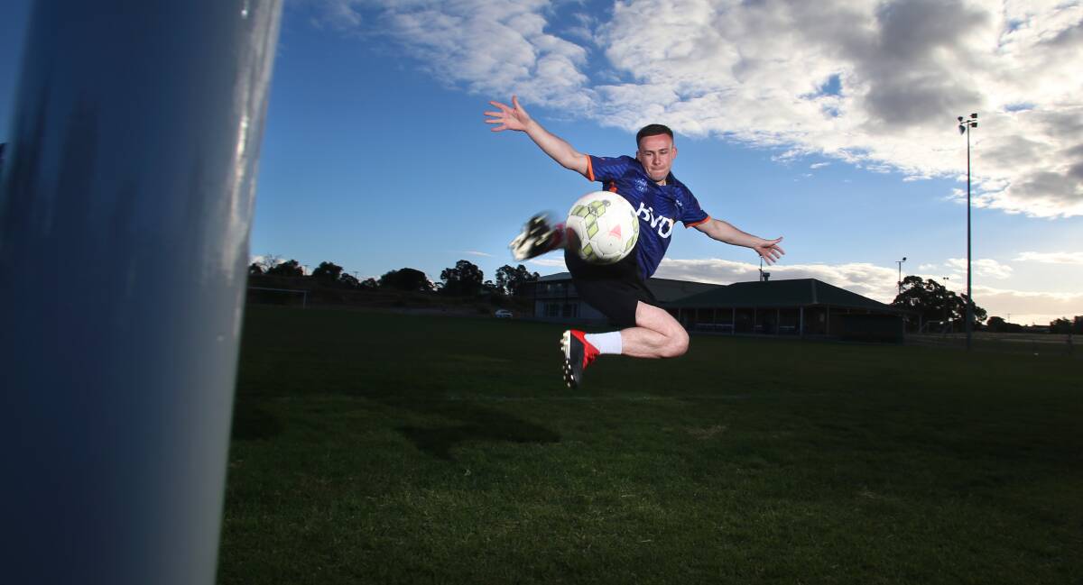 SILKY SKILLS: Latest FC Eaglehawk recruit Craig Rennie is sure to turn heads when he takes to the field, backed by years of experience playing semi-professional soccer in the UK. Picture: GLENN DANIELS
