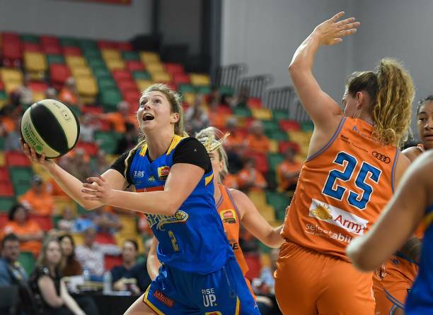 STAR: Mary Goulding put on her best performance of the season against Townsville with 19 points, four rebounds, two assists and two steals. Picture: GETTY IMAGES
