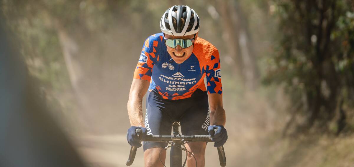 COUNTRY MILE: Tasman Nankervis secured his second Bendigo and District Cycling Club gravel race victory on the weekend, securing the win by one minute and 20 seconds in front of his nearest competitor. Picture: PIPER ALBRECHT