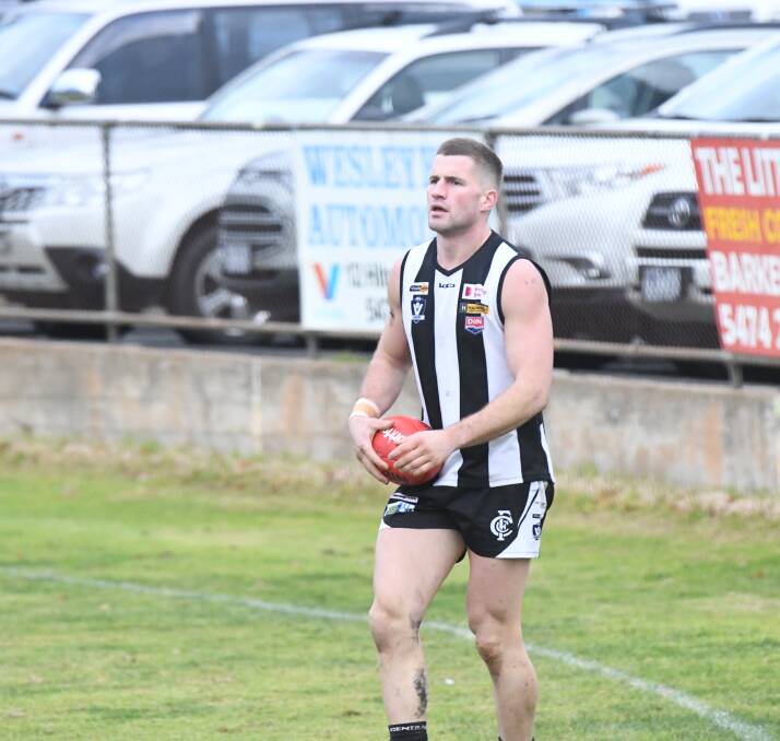 TOP JOB: Castlemaine's Tommy Horne was named as the Magpies' best on ground during the round eleven match against Maryborough. Picture: ANTHONY PINDA