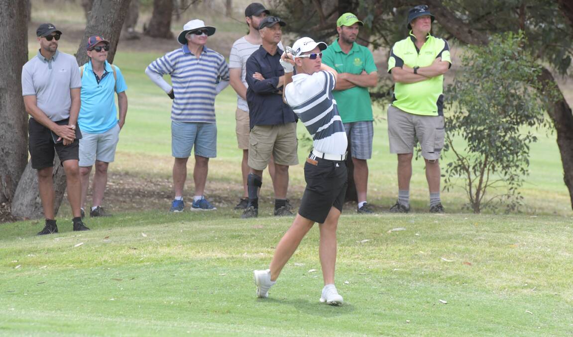 NEW PATHWAYS: Lucas Herbert was among the players at the Axedale Pro-Am.