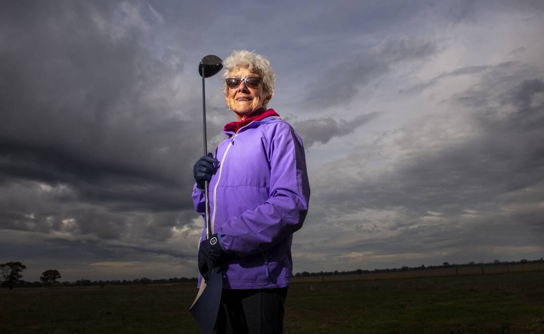 AVID GOLFER: Betty Higgs started playing golf in 1995 and hasn't looked back since. Picture: DARREN HOWE