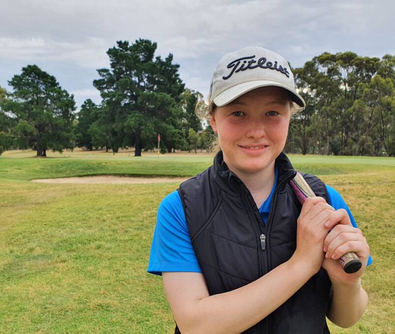 RISING STAR: Jazy Roberts, 15, set the new women's course record at Belvoir Park last week with a 68 off-stick, only to come back three days later to break it again with a 67. Picture: ANTHONY PINDA