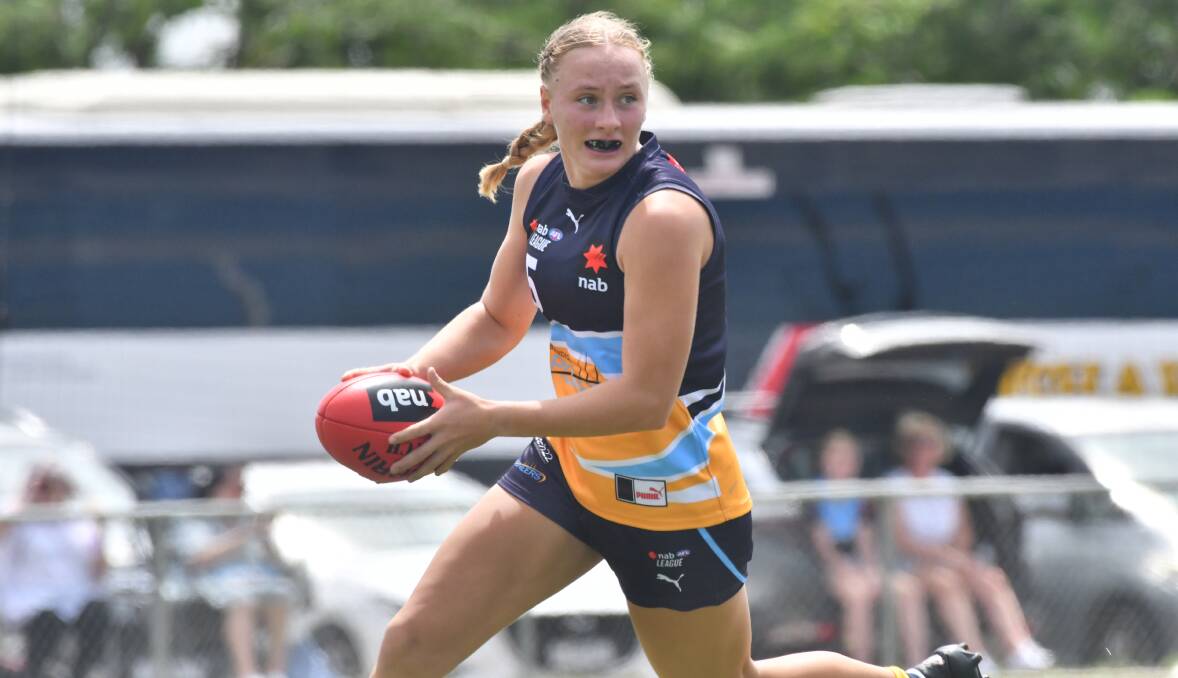TOP YEAR: Lucia Painter was praised by Pioneers coach Danny O'Bree for an outstanding season on-and-off the football field. Picture: NONI HYETT