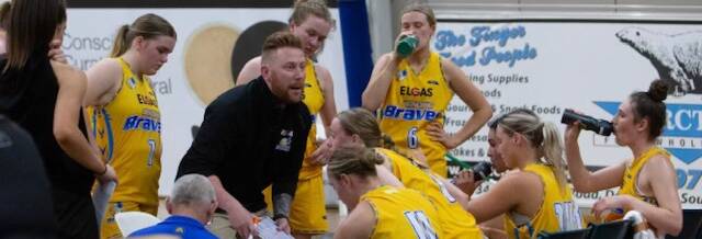 Nathan Batchelor helped lead the Braves to a pre-season practice match victory over the Ballarat Miners on Saturday night at the Red Energy Arena. (File photo)