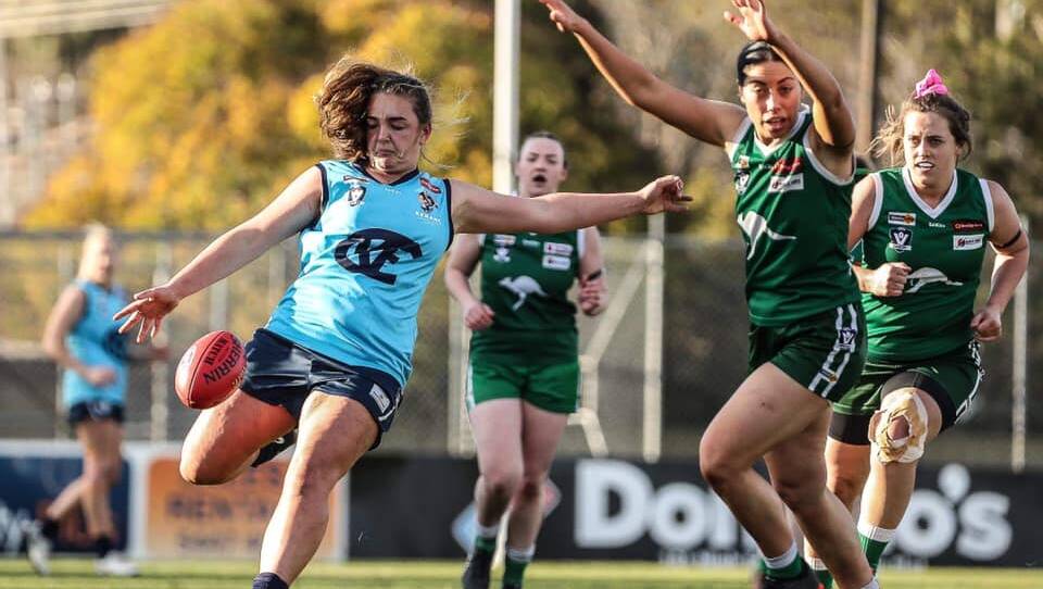 DEBUT: Kerang coach Jon Roberts and the entire squad are pleased with their performance in what was the team's first playing season in the Central Victoria Football League Women's. Picture: SAA IMAGING