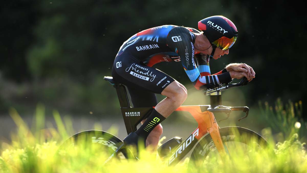 DETERMINED: Haig is eager for this year's Tour after ending his 2021 race on the crash-marred third stage.