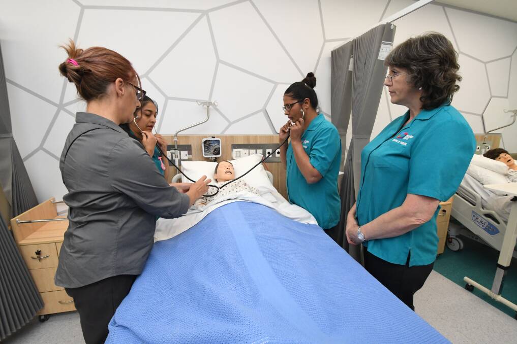 The centre will provide training for health and aged care. Picture: NONI HYETT
