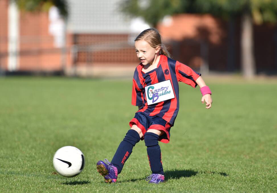 KICKING GOALS: The number of junior girls and women taking up soccer continues to increase every year.