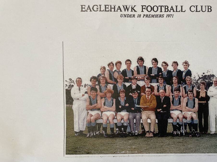 Eaglehawk Under-18 1971 Premiership team.