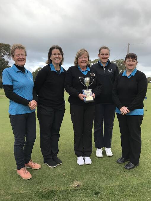 WINNERS: The Neangar Park 1 team secured the Golf Central Victoria 2019 Women's pennant title with a win over Axedale 2.