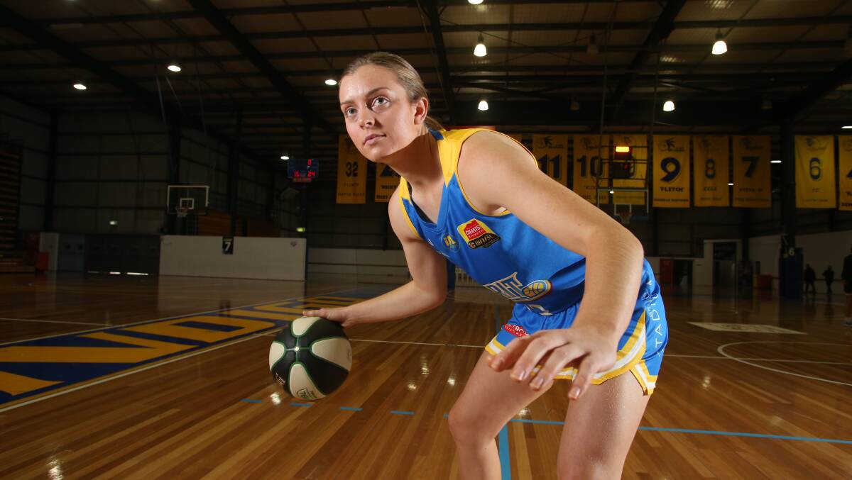 BACK ON COURT: Abbey Wehrung has recovered from injury and will return to the court for the game against Adelaide on Sunday. Picture: GLENN DANIELS