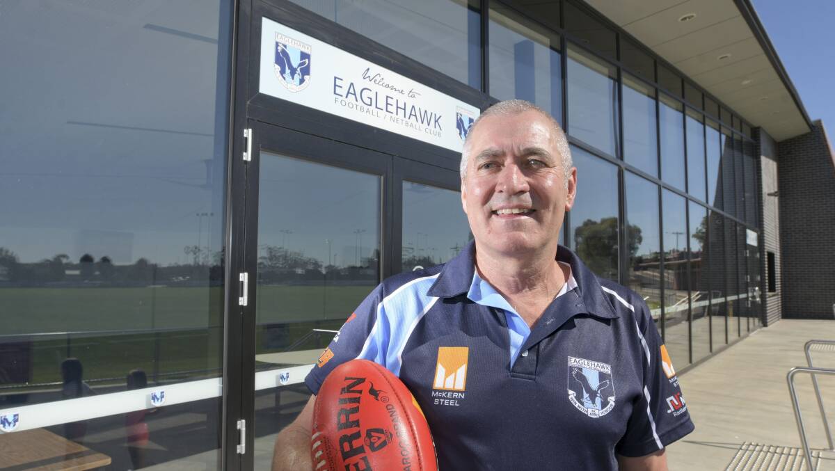HONOURED: New Eaglehawk FNC coach Allan Godfrey is determined to bring out the best in his team for the upcoming AFL Central Victoria Senior Women's League season. Picture: NONI HYETT