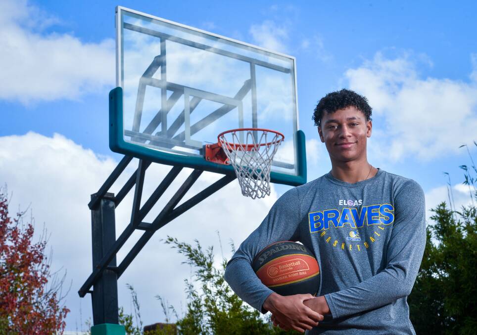 DREAM COME TRUE: Kai Daniels leaves for the United States on Thursday, embarking on his lifelong dream of playing college basketball. Picture: BRENDAN McCARTHY