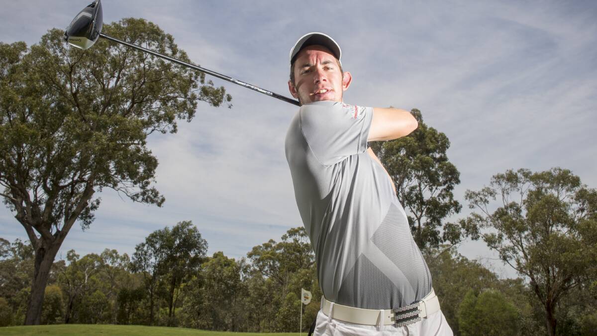 MAN WITH A PLAN: Lucas Herbert is confident in his plan to secure a top world golf ranking. Picture: DARREN HOWE