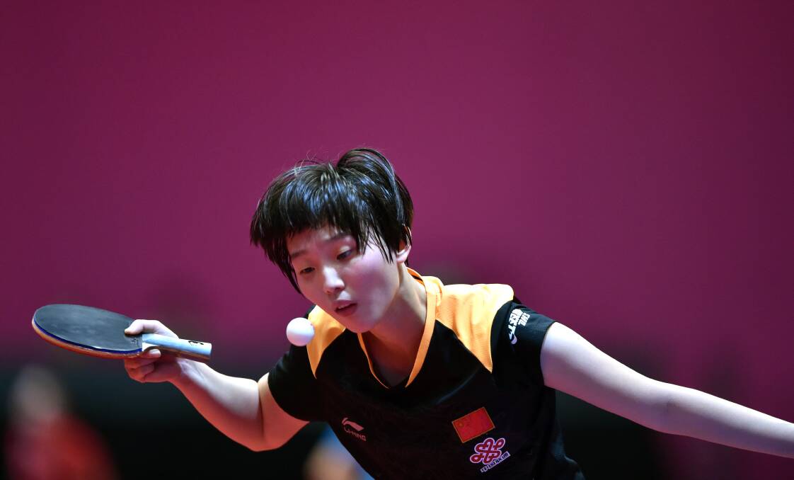 FAVOURITES: The Chinese team successfully won both the boys and girls team event finals after defeating rivals Japan on Wednesday night. Picture: GLENN DANIELS