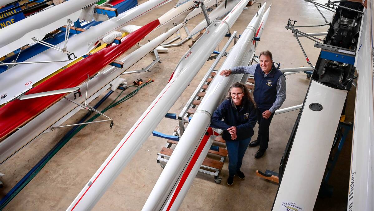 LEADERSHIP: Current Bendigo Rowing Club president Lynda Davis and Jesse Sherwood can't wait to see what the club will grow into during years to come.