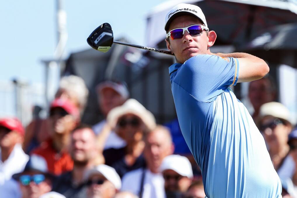 ON A MISSION: Lucas Herbert is on the hunt to win his first event as a professional. Picture: EPA