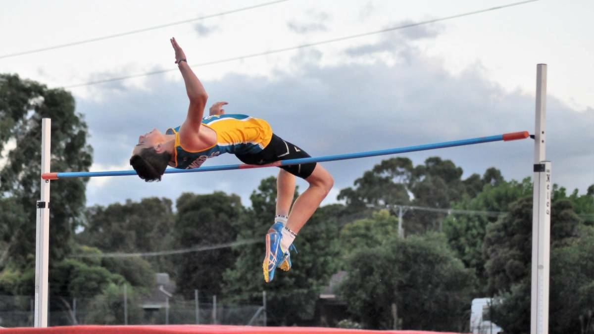 HIGH PERFORMANCE: Bendigo Harriers' Liam Shadbolt cleared the 1.97m mark to be crowned the under-16 high jump champion at the 2022 Australian Track and Field Championships (File photo).