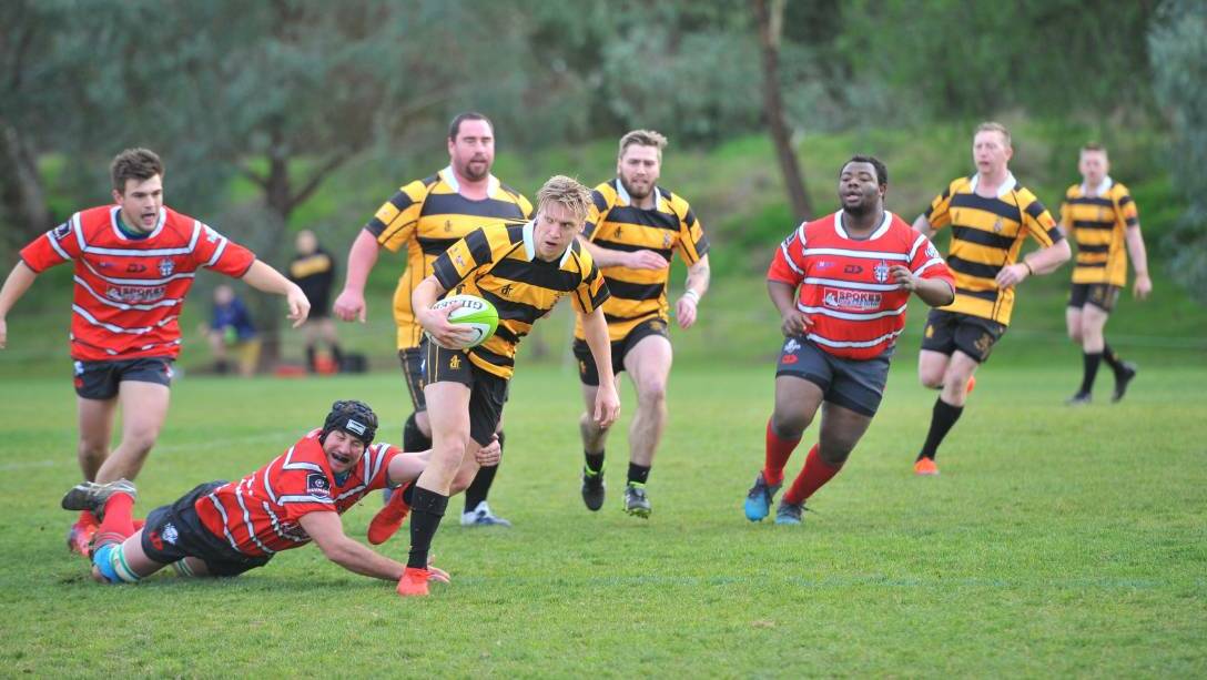 TIME TO TRAIN: Rugby Victoria has given community clubs the green light to return to training, albeit under strict health and safety guidelines. Picture: ADAM BOURKE