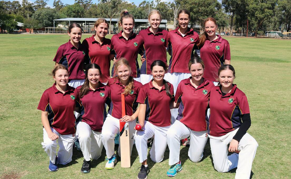 REGION WINNERS: The Catherine McAuley College senior girls cricket team defeated Mildura and will compete at the state finals in October.