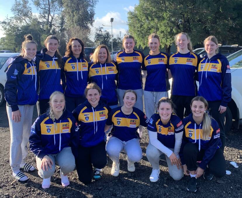 ALL STARS: Coach Melinda Keighran was more than impressed with the top effort from the BFNL 17-and-under squad during the team's past four tournaments. Picture: SUPPLIED