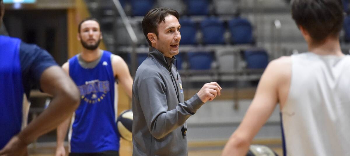 BUILDING: Braves men's coach Stephen Black believes the team will reach its full potential in the coming rounds with the addition and return of key players. Picture: DARREN HOWE