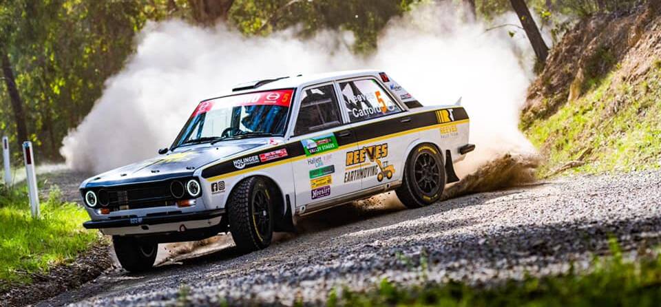 TOP RESULT: Brendan Reeves and co-driver Kate Catford finished second overall and first within the 2WD category. Picture: WISHART MEDIA