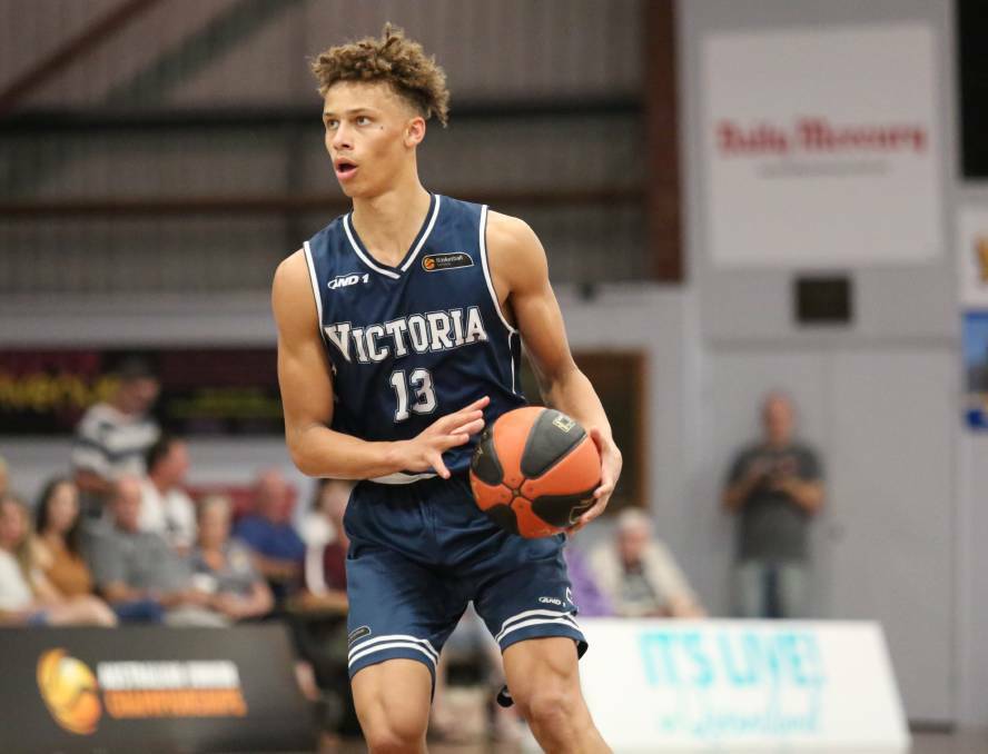 STAR: Dyson Daniels receives three awards for a stellar season with Centre of Excellence in the Waratah 1 Men's competition. Accolades include division MVP, All Star 5 Guard and Youth Player of the Year. Picture: BASKETBALL VICTORIA