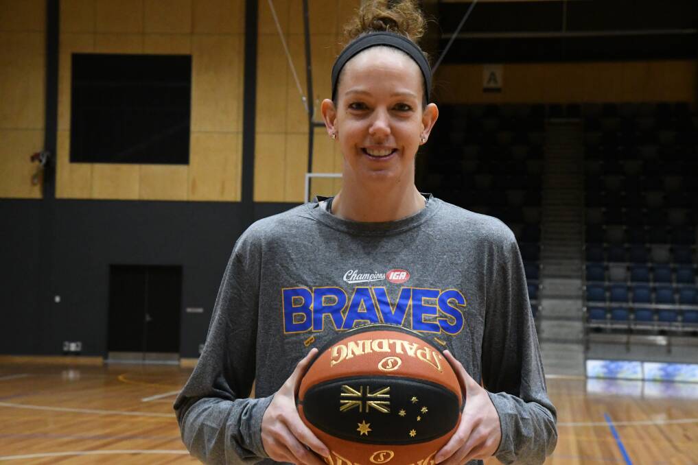 BUSY BECCA: After playing with the Spirit in the WNBL last season, followed with a finals series over in Europe, Becca Tobin has recently arrived back in Australia for her debut match with the Braves this weekend. Picture: ANTHONY PINDA