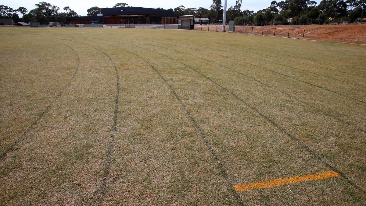 LINES: Marist College used the oval for a recent sports carnival and had no issues with the surface. Picture: GLENN DANIELS