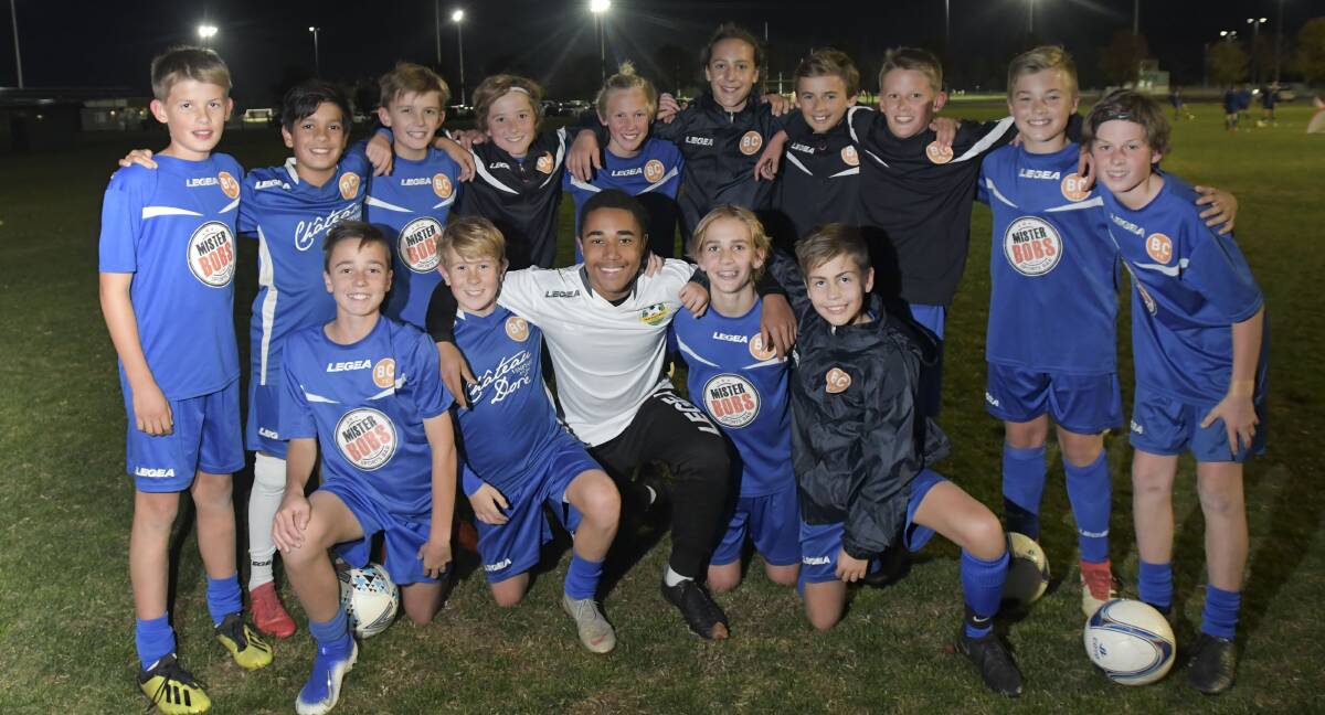 PROUD AS PUNCH: Maxi's under-13 squad couldn't be prouder of their coach's call up to represent Australia at the Asia-Pacific 2019 Deaf Games. PICTURE: NONI HYETT