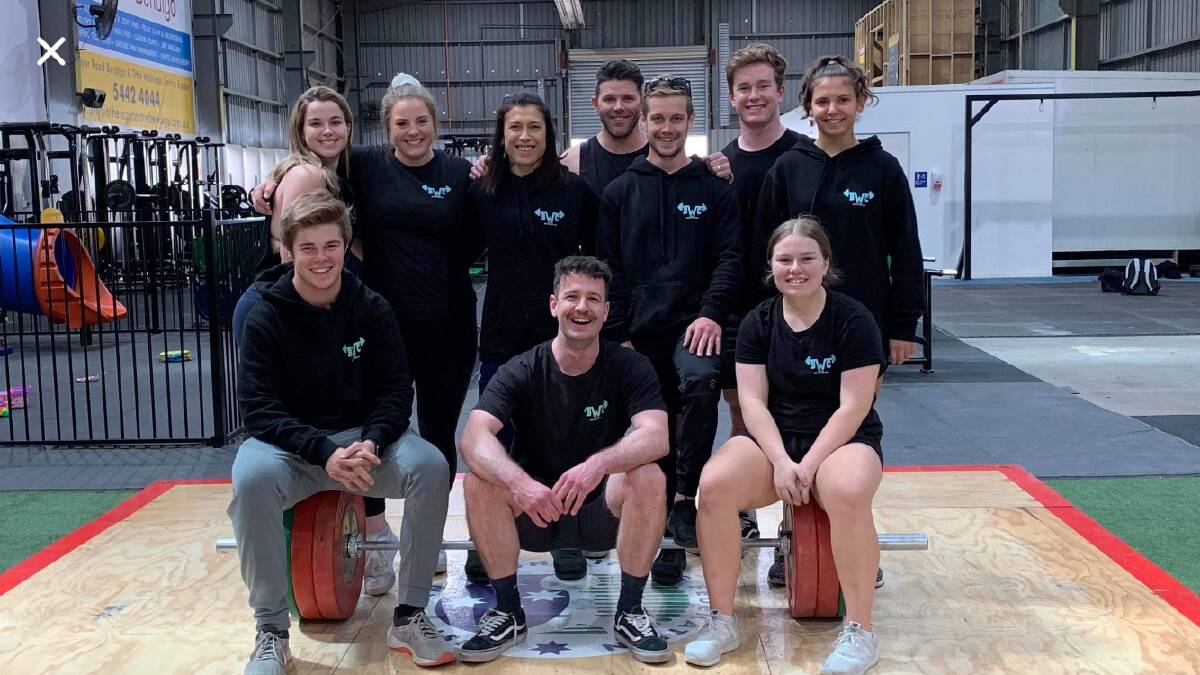 Bendigo Weightlifting Club members at their recent Open event.